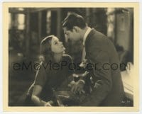 1a849 SUSAN LENOX: HER FALL & RISE deluxe 8x10 still 1931 romantic c/u of Greta Garbo & Clark Gable!