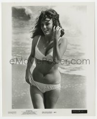 1a851 SWEET RIDE 8x10 still 1968 super sexy Jacqueline Bisset on the beach in bikini!