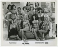 1a852 SWINGER 8x10 still 1966 posed portrait of 13 near-naked sexy women in skimpy outfits!