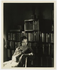 1a855 SYLVIA SIDNEY 8x10.25 still 1930s in the library of her home by Gene Robert Richee!