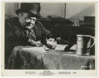 1a860 TALES OF TERROR 8x10.25 still 1962 Peter Lorre angry at black cat on table, Roger Corman!