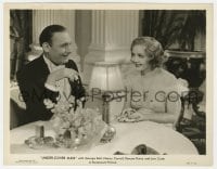 1a913 UNDER-COVER MAN 8x10 still 1932 sexy Nancy Carroll & Lew Cody laughing in fancy restaurant!