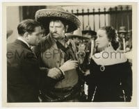 1a942 VIVA VILLA 8x10.25 still 1934 great close up of Mexican bandit Wallace Beery & Fay Wray!