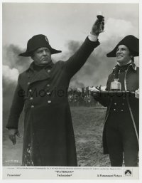 1a951 WATERLOO 7.75x9 still 1970 Rod Steiger as Napoleon offers toast on the battlefield!