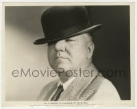 1a945 W.C. FIELDS 8x10.25 still 1933 great head & shoulders portrait wearing bowler hat!
