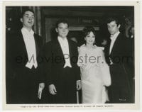 1a958 WEST SIDE STORY candid 8x10 still 1962 Beymer, Tamblyn, Chakiris & Caron at London premiere!