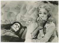 1a959 WHAT EVER HAPPENED TO BABY JANE? 7x9.5 still 1962 great c/u of Joan Crawford & Bette Davis!