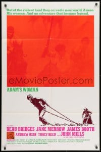 1b049 ADAM'S WOMAN int'l 1sh 1970 about founding of Australia by convicts, including Beau Bridges!