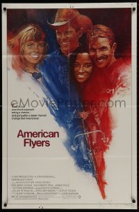 1b066 AMERICAN FLYERS 1sh 1985 Kevin Costner, David Grant, Rae Dawn Chong, Grove cycling art!