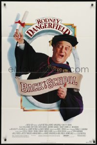 1b092 BACK TO SCHOOL 1sh 1986 Rodney Dangerfield goes to college with his son, great image!