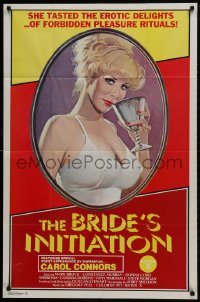 1b161 BRIDE'S INITIATION 1sh 1976 tasty erotic delights, art of sexy superstar Carol Connors!