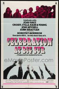 1b193 CELEBRATION AT BIG SUR 1sh 1971 celebrate with Joan Baez, Crosby, Stills, Nash & Young!