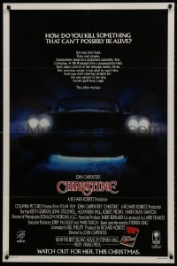 1b203 CHRISTINE advance 1sh 1983 written by Stephen King, directed by John Carpenter, killer car!