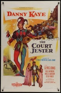 1b224 COURT JESTER 1sh 1955 classic wacky Danny Kaye, Glynis Johns, Basil Rathbone