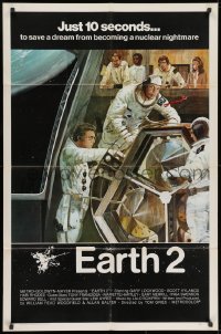 1b286 EARTH 2 1sh 1971 Gary Lockwood has 10 seconds to save a dream from becoming a nightmare!