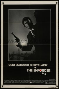1b304 ENFORCER 1sh 1976 classic image of Clint Eastwood as Dirty Harry holding .44 magnum!