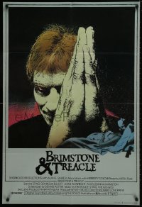 1b004 BRIMSTONE & TREACLE English 1sh 1982 Richard Loncraine directed thriller, art of Sting!