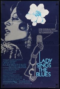 1b022 LADY SINGS THE BLUES English 1sh 1973 Diana Ross in her film debut as singer Billie Holiday!