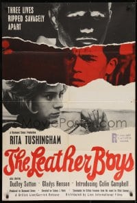 1b023 LEATHER BOYS English 1sh 1966 Rita Tushingham in English motorcycle sexual conflict classic!