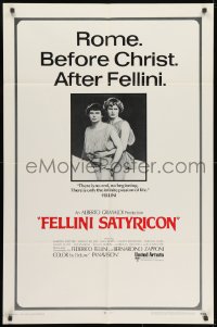 1b331 FELLINI SATYRICON int'l 1sh 1970 Federico's Italian cult classic, Rome before Christ!