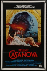 1b332 FELLINI'S CASANOVA int'l 1sh 1977 Il Casanova di Federico Fellini, different sexy art!