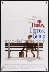 1b353 FORREST GUMP int'l 1sh 1994 Tom Hanks sits on bench, Robert Zemeckis classic!
