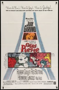 1b379 GAY PURR-EE 1sh 1962 Judy Garland, Robert Goulet, Red Buttons, cartoon cats!