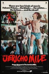 1b475 JERICHO MILE style B int'l 1sh 1979 Strauss, made-for-TV crime movie directed by Michael Mann
