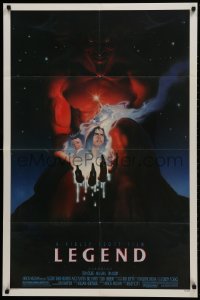 1b519 LEGEND 1sh 1986 Tom Cruise, Mia Sara, Tim Curry, Ridley Scott, cool fantasy artwork!