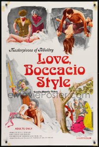 1b546 LOVE BOCCACIO STYLE 1sh 1971 art of masterpieces of ribaldry, lusty, bawdy tales!