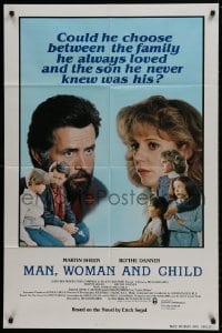 1b565 MAN, WOMAN & CHILD int'l 1sh 1983 Martin Sheen never knew he had a son, Blythe Danner!