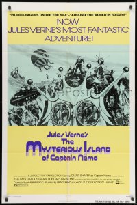 1b612 MYSTERIOUS ISLAND OF CAPTAIN NEMO 1sh 1974 La Isla Misteriosa y el Capitan Nemo, Jules Verne!