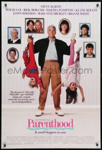1b671 PARENTHOOD 1sh 1989 Steve Martin, Rick Moranis, Ron Howard, Keanu Reeves!