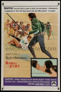 1b755 ROMEO & JULIET style B 1sh 1969 Zeffirelli's version of William Shakespeare's play!