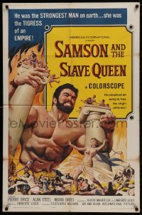 1b769 SAMSON & THE SLAVE QUEEN 1sh 1964 Umberto Lenzi's Zorro contro Maciste, art of Ciani!