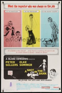 1b797 SHOT IN THE DARK 1sh 1964 Blake Edwards, Peter Sellers, sexy Elke Sommer, Pink Panther!