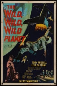 1b981 WILD, WILD, WILD PLANET 1sh 1965 I Criminali Della Galassia, Italian sci-fi!