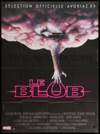 1c487 BLOB French 1p 1989 cool completely different gruesome monster art by Gilbert Raffin!
