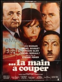 1c489 BLOODY MURDER French 1p 1975 Lea Massari, Michel Bouquet, Etienne Perier's La Main a Couper!