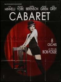 1c510 CABARET teaser French 1p R1990s great image of Liza Minnelli performing in the spotlight!