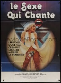 1c524 CHATTERBOX French 1p 1982 sex movie about a woman with a hilarious way of expressing herself!