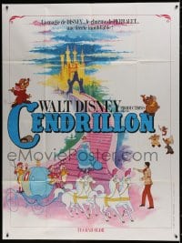 1c527 CINDERELLA French 1p R1970s Disney classic cartoon, cool completely different artwork!
