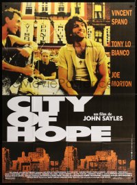 1c528 CITY OF HOPE French 1p 1992 John Sayles, you buy your way in and fight your way out!