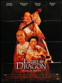 1c540 CROUCHING TIGER HIDDEN DRAGON French 1p 2000 Ang Lee kung fu masterpiece, Chow Yun Fat, Yeoh!