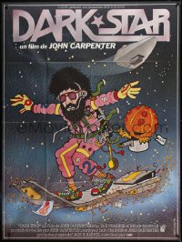 1c547 DARK STAR French 1p 1980 John Carpenter & Dan O'Bannon, different Lynch Guillotin art!