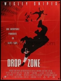 1c567 DROP ZONE French 1p 1995 Wesley Snipes, directed by John Badham, cool skydiving image!