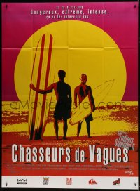 1c575 ENDLESS SUMMER 2 French 1p 1994 great image of surfers with boards on the beach at sunset!