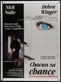 1c581 EVERYBODY WINS French 1p 1990 Debra Winger & Nick Nolte, everyone's guilty & no one pays!