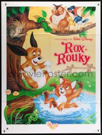 1c602 FOX & THE HOUND French 1p R1988 two friends who didn't know they were supposed to be enemies!