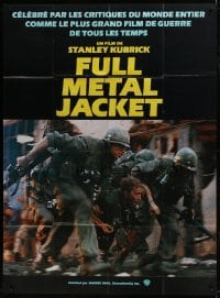 1c609 FULL METAL JACKET teaser French 1p 1987 Stanley Kubrick bizarre Vietnam War movie, different!
